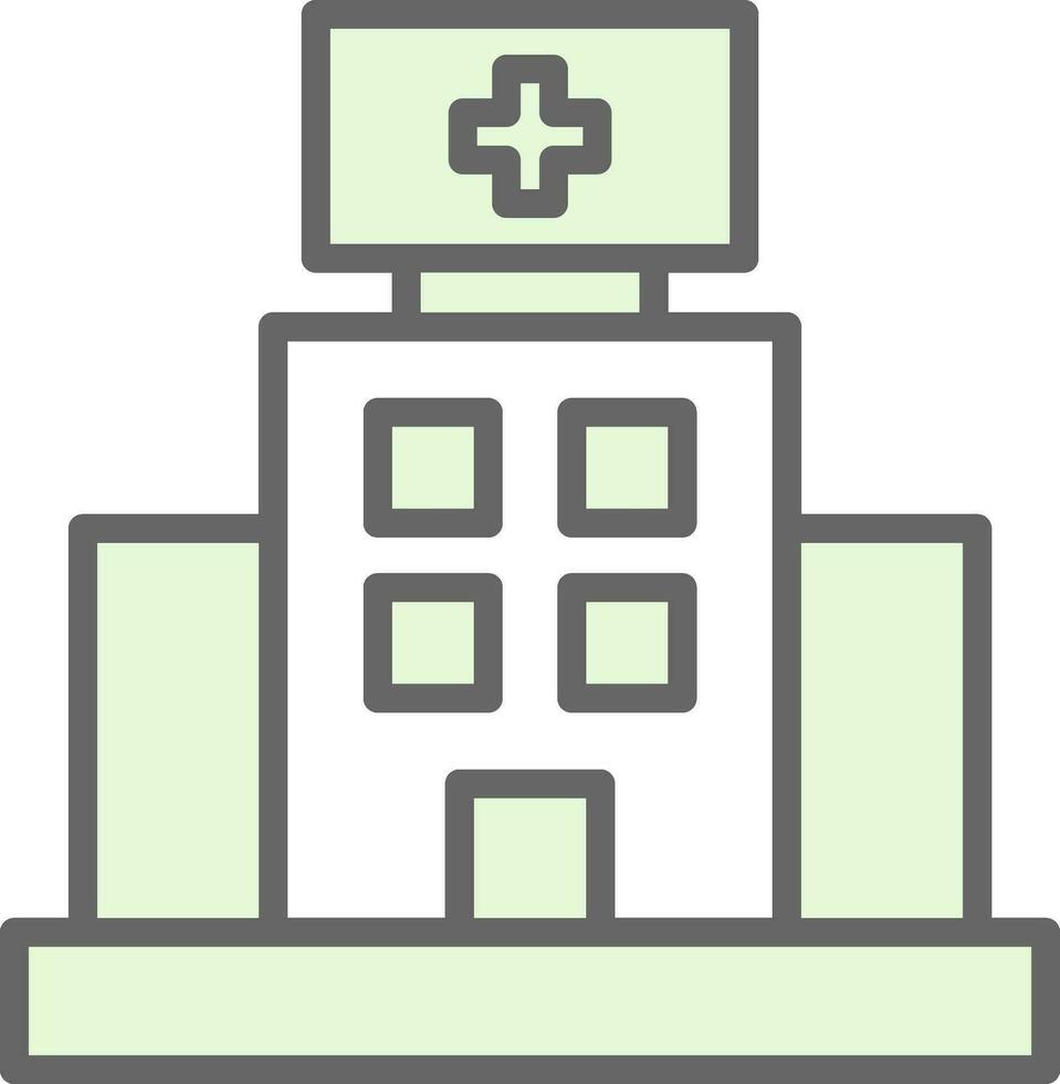 hospital vector icono diseño