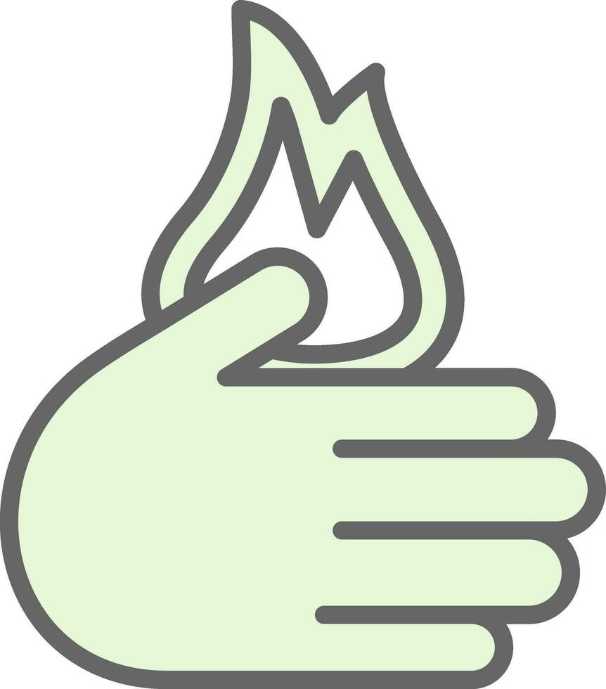 Burn  Vector Icon Design