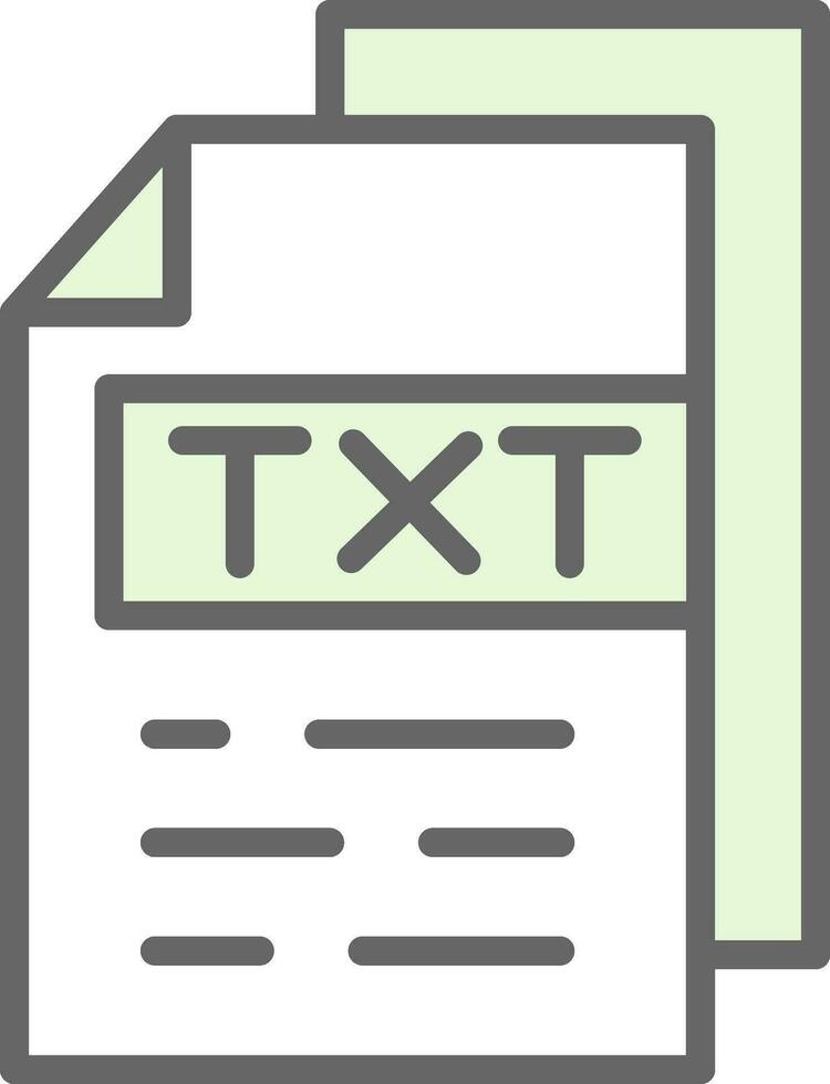 TXT vector icono diseño