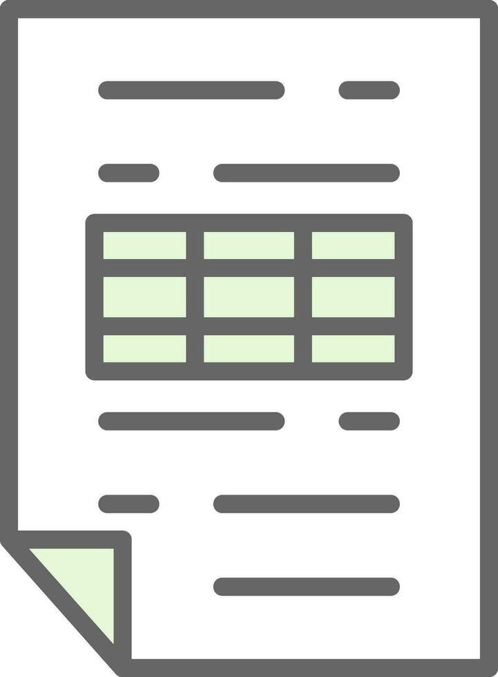 Table  Vector Icon Design