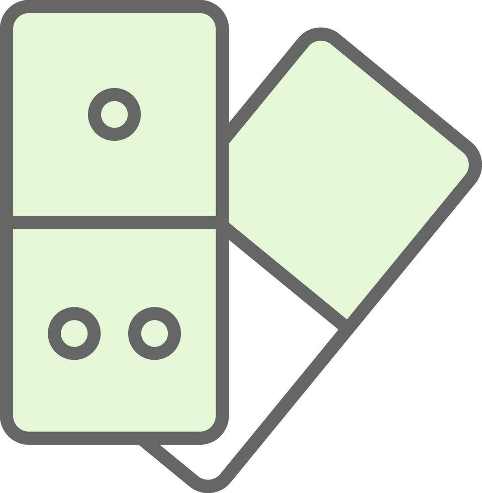 Domino  Vector Icon Design