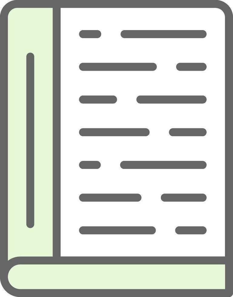 Childrens Book  Vector Icon Design