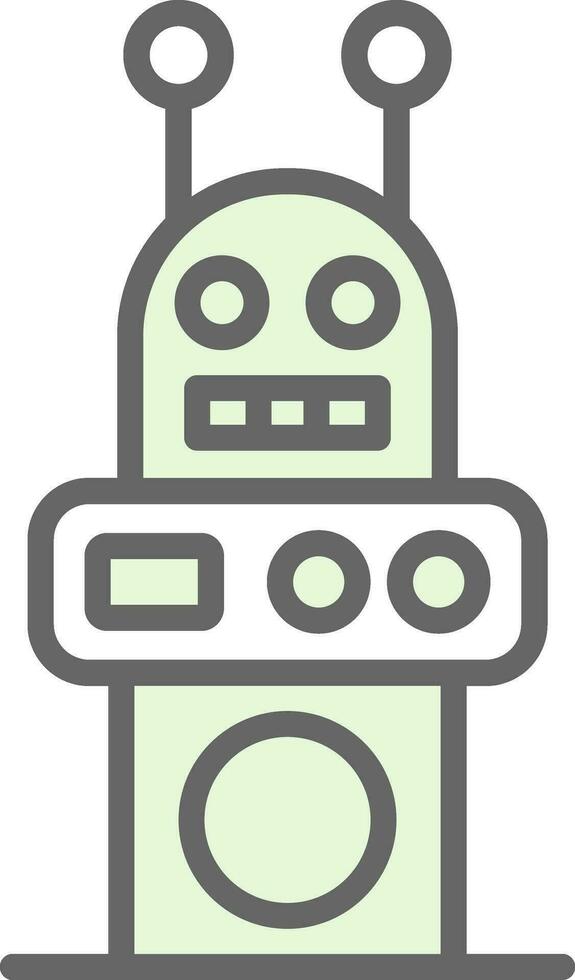 Robot  Vector Icon Design