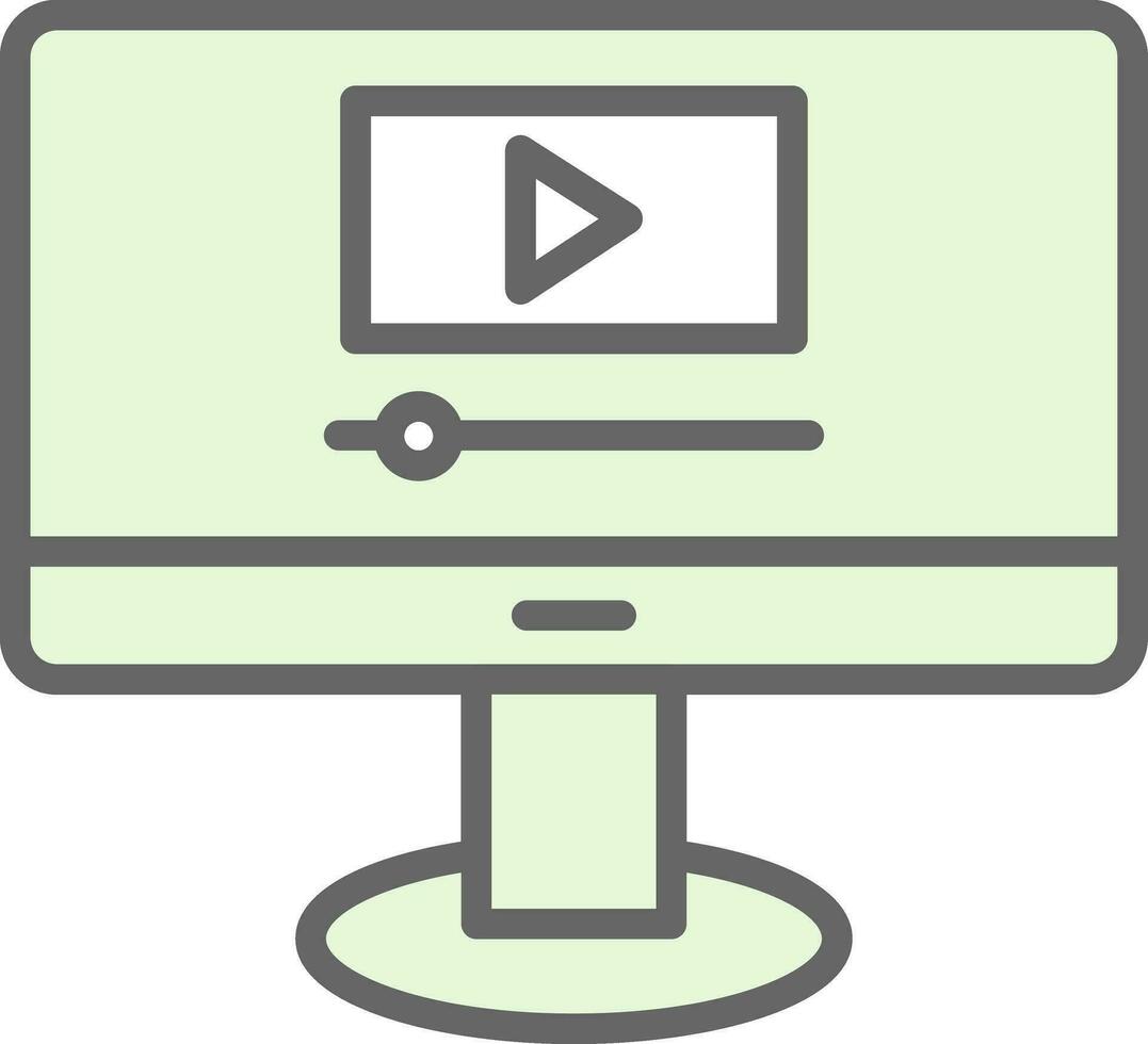 Video Streaming  Vector Icon Design