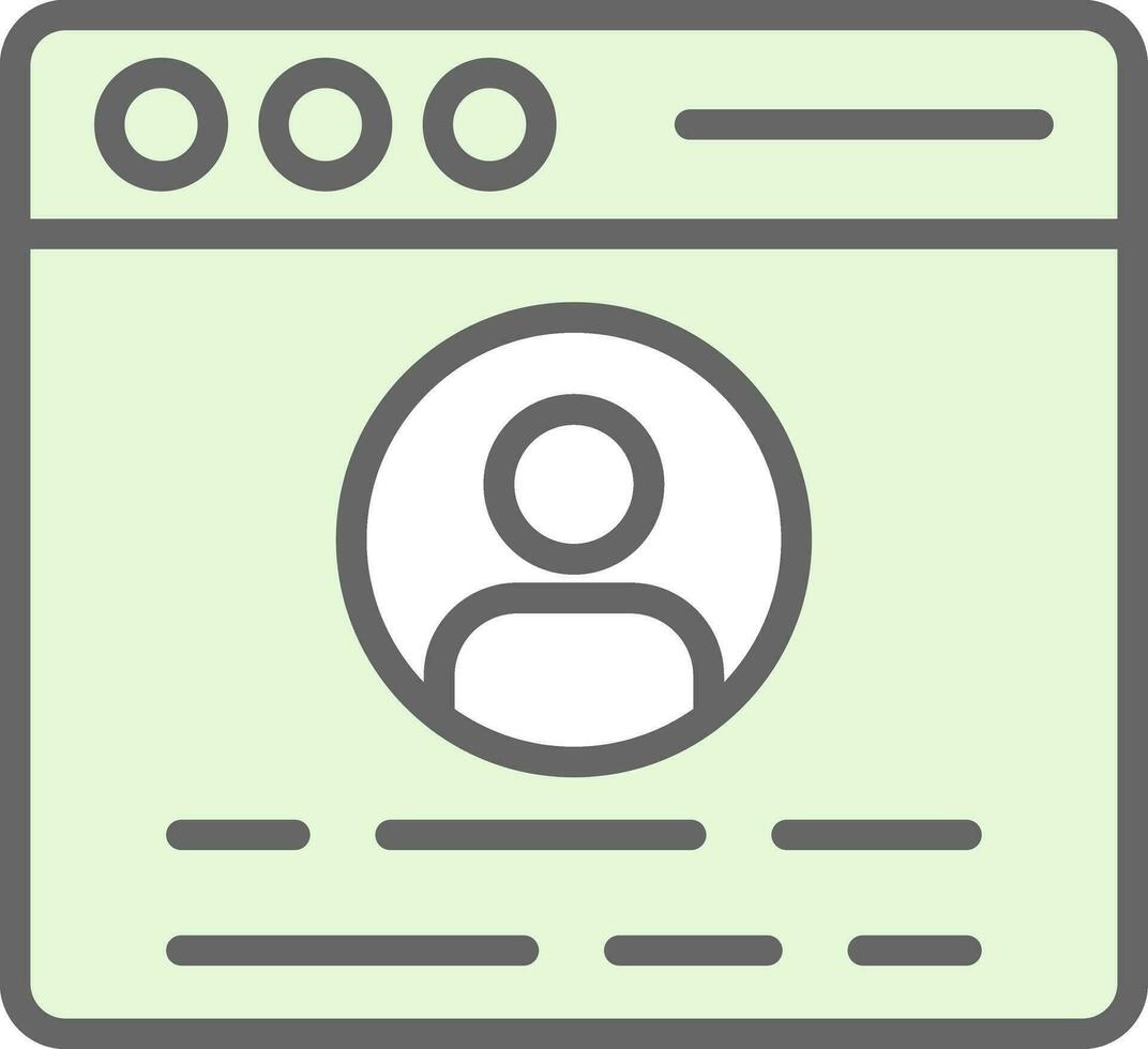 Profile  Vector Icon Design