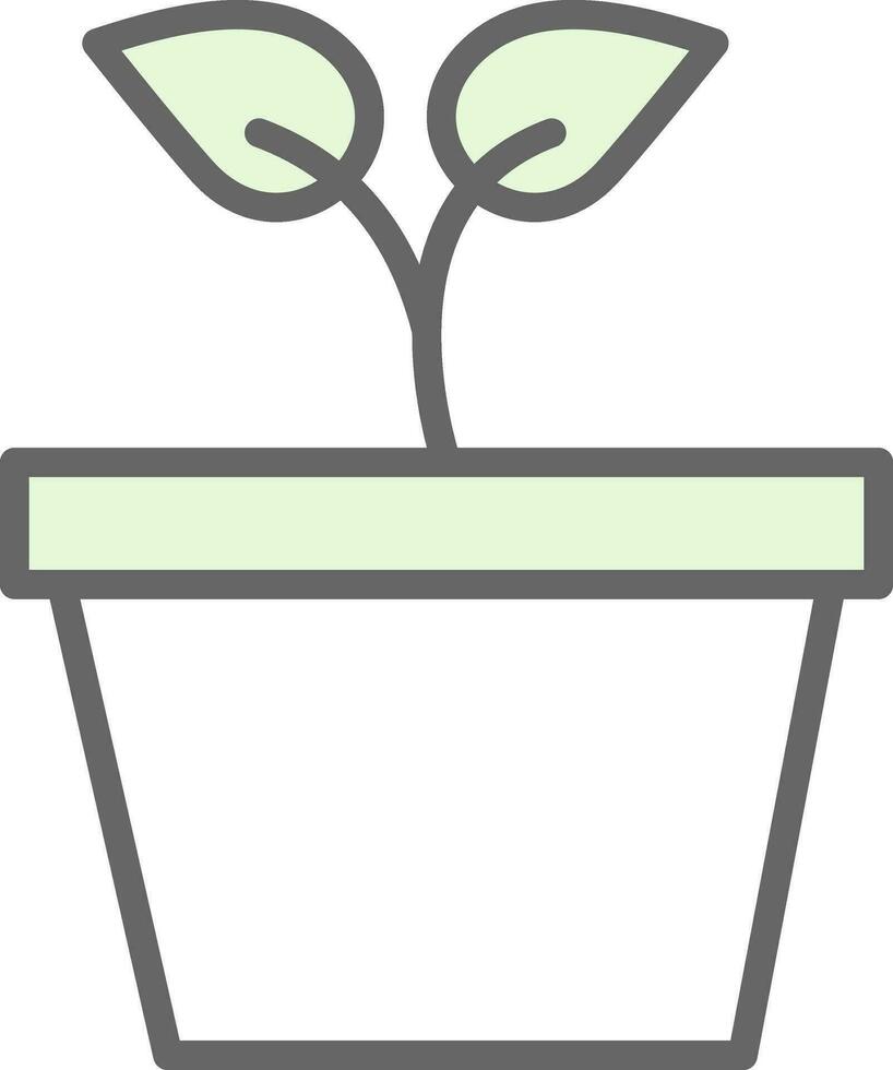 plantando vector icono diseño