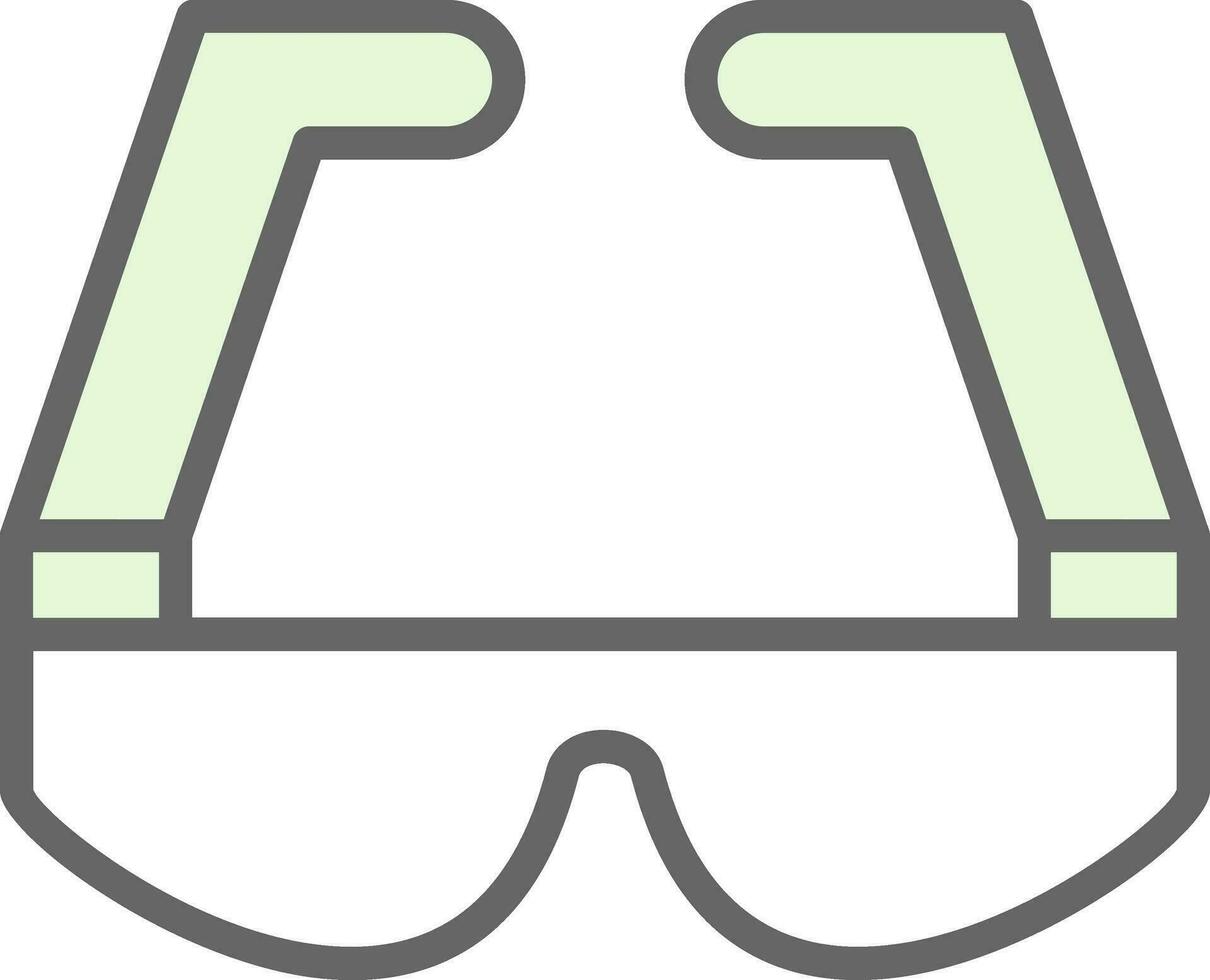 Safety Glasses  Vector Icon Design