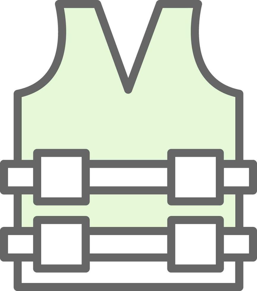 Protector Vest  Vector Icon Design