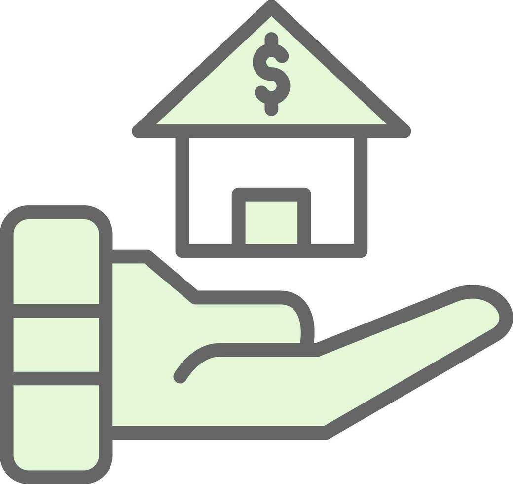 Mortgage Vector Icon Design