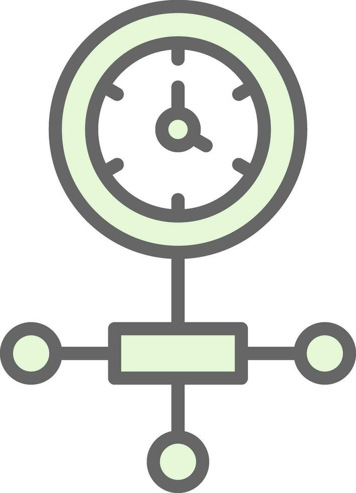 diseño de icono de vector de tiempo