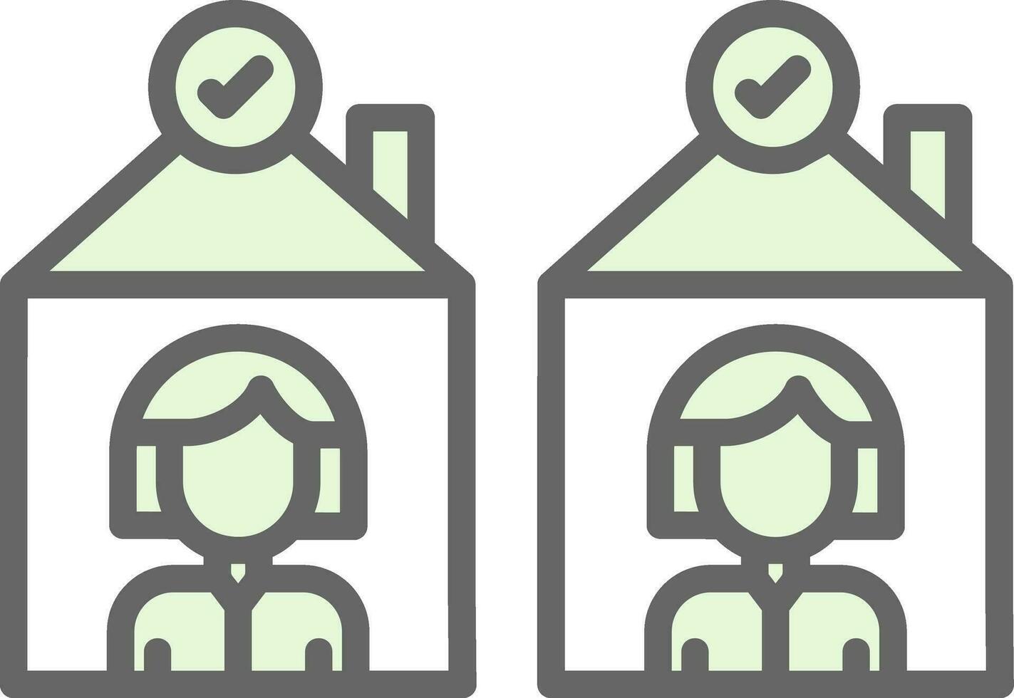Isolation Vector Icon Design