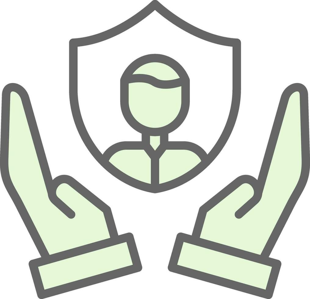 Personal Security Vector Icon Design