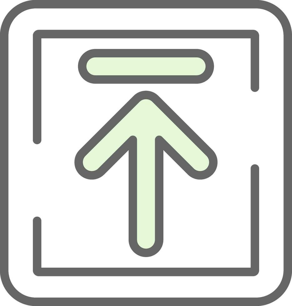 Up Arrow Upload Vector Icon Design