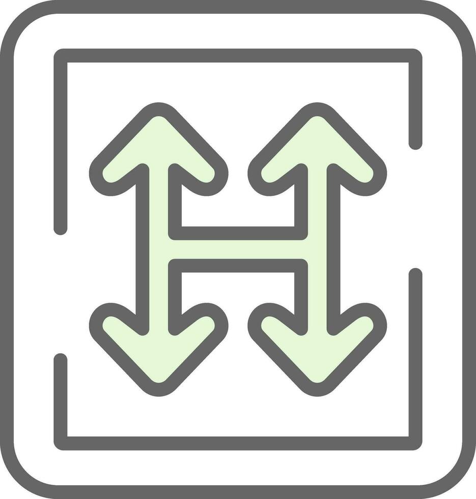 Junction Vector Icon Design