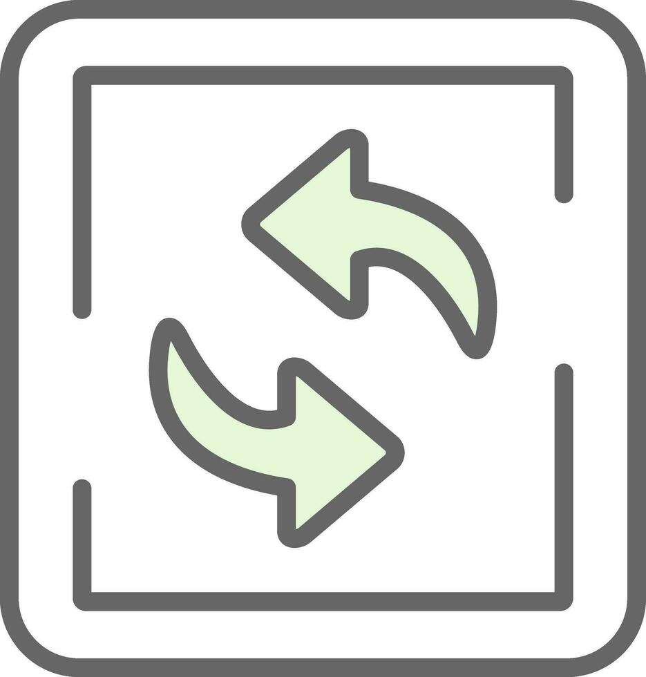 Rotate Arrow Vector Icon Design