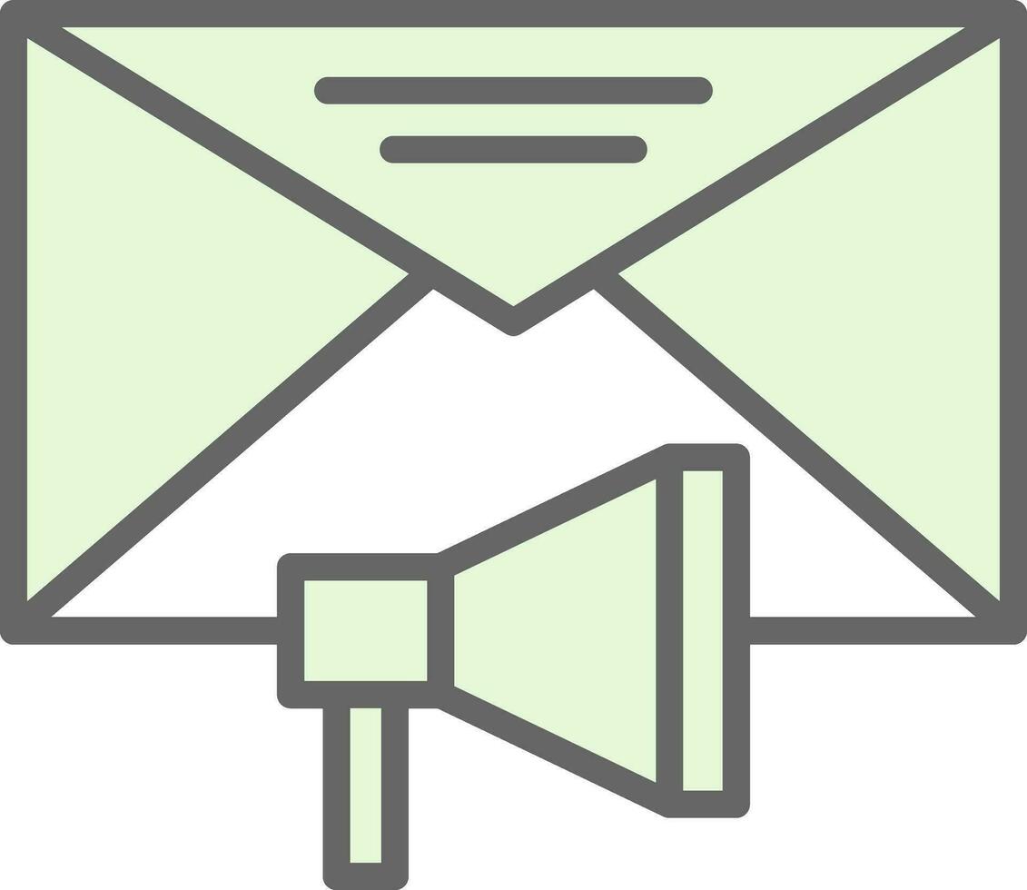 Email marketing Vector Icon Design