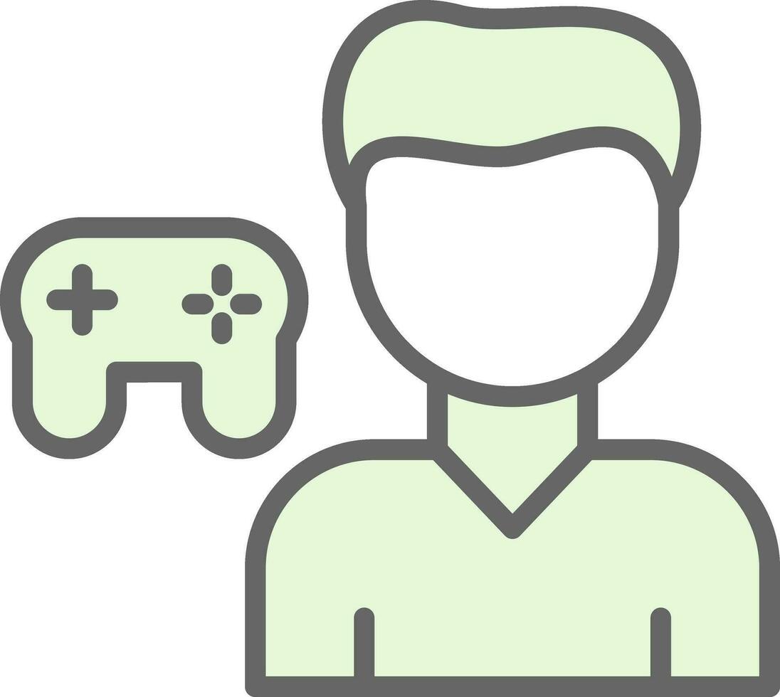 Gamer Vector Icon Design