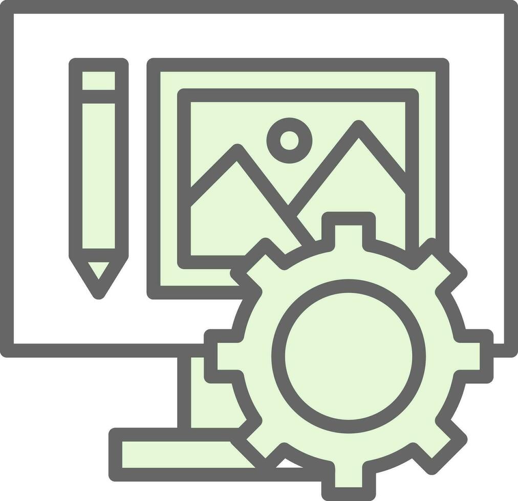 Content management Vector Icon Design