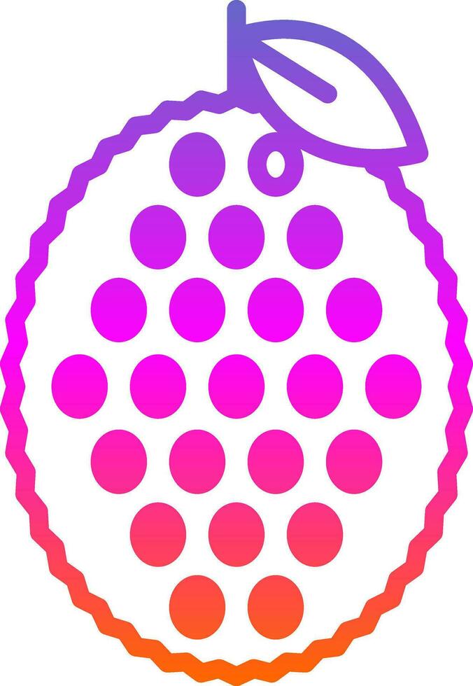 Jackfruit Vector Icon Design