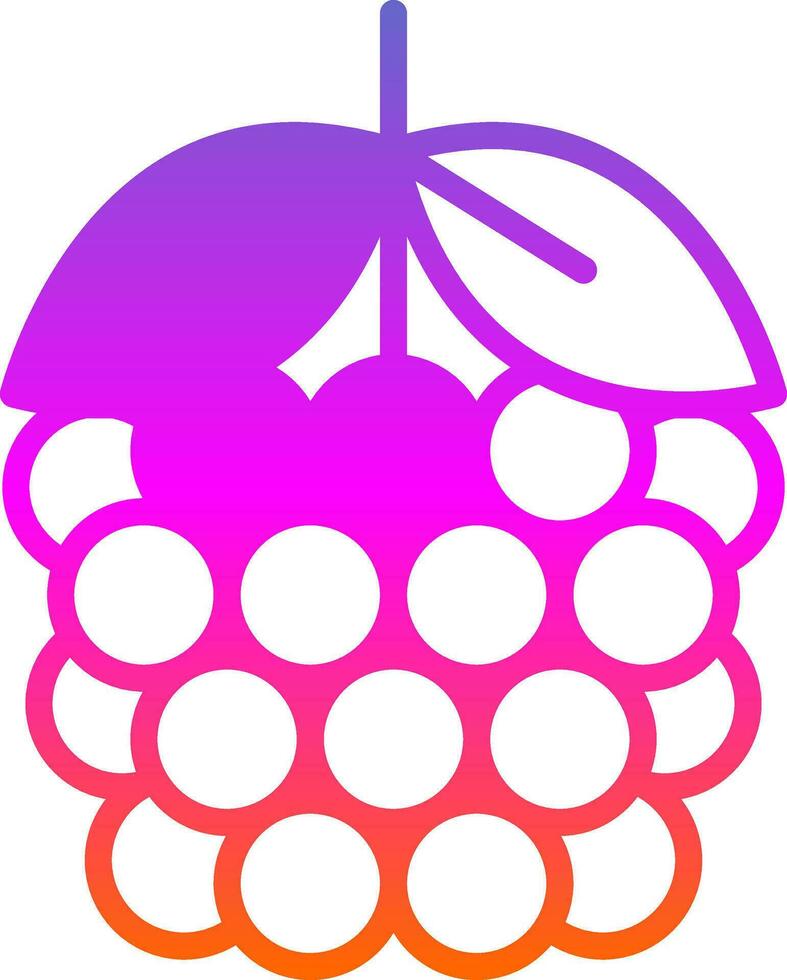Blackberry Vector Icon Design