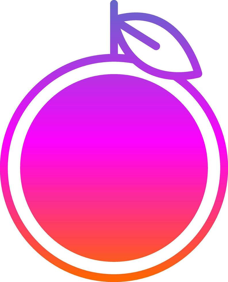 Star Apple Vector Icon Design