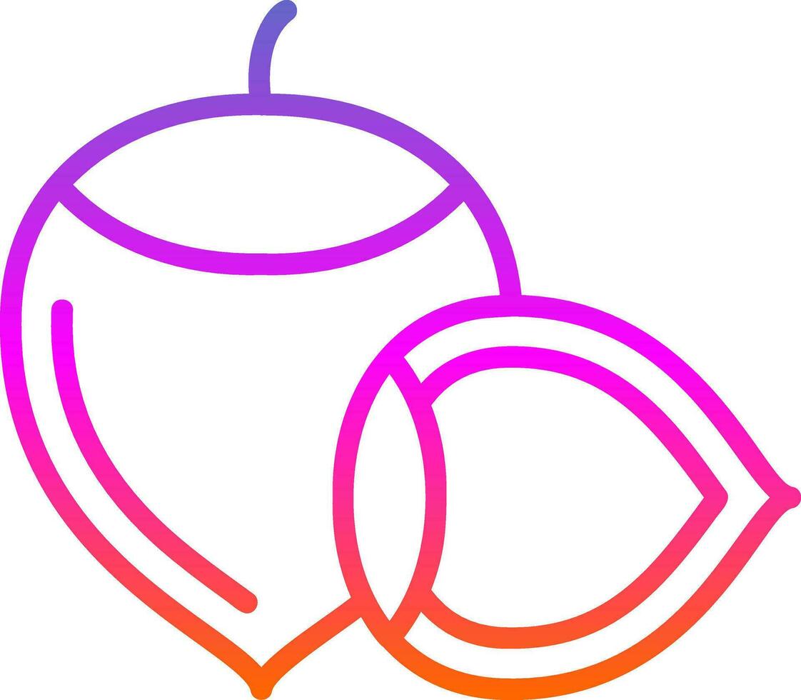Hazelnut Vector Icon Design