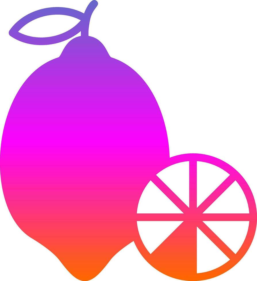 Lemon Vector Icon Design