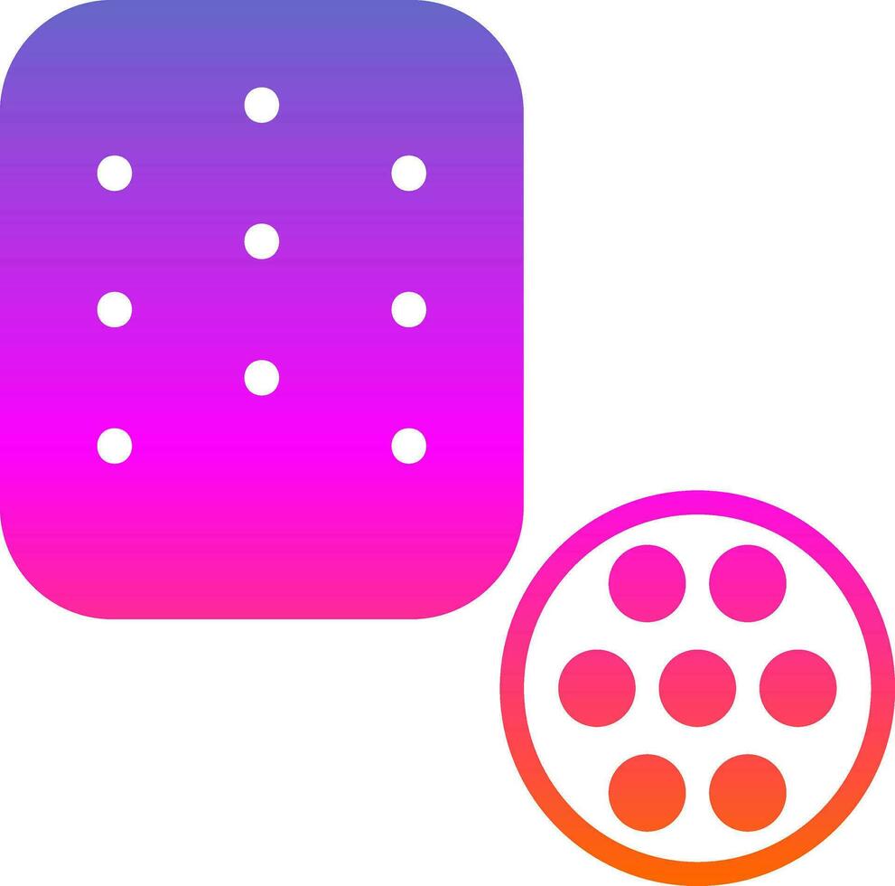 Biscuit Vector Icon Design