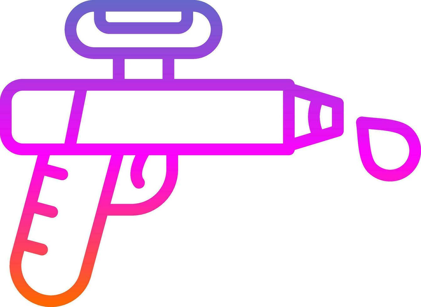 Water Gun  Vector Icon Design