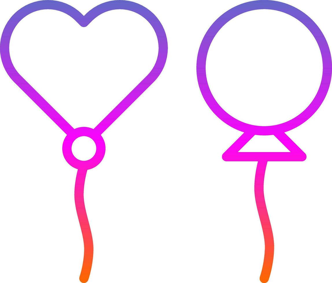 Balloons  Vector Icon Design