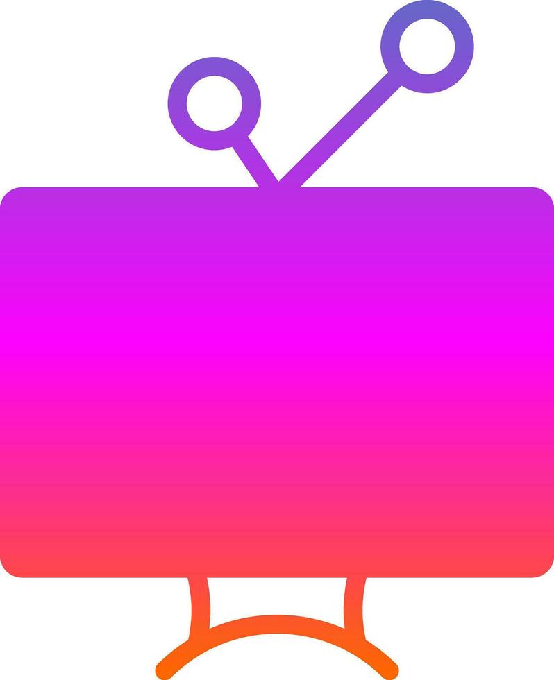 Television  Vector Icon Design