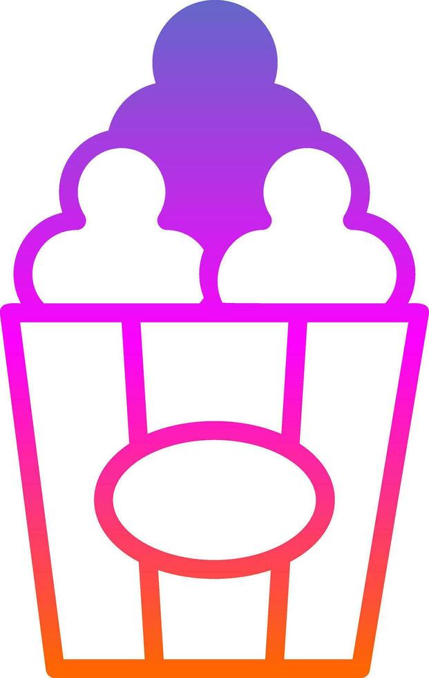 Popcorn  Vector Icon Design