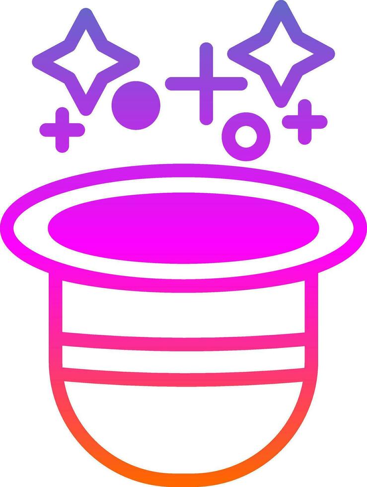 Magic Hat  Vector Icon Design