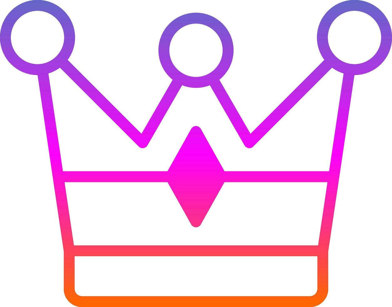 Crown  Vector Icon Design