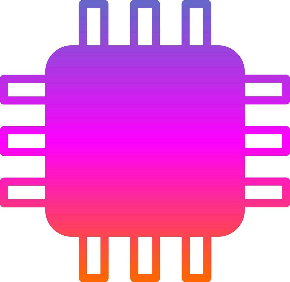 Processor  Vector Icon Design