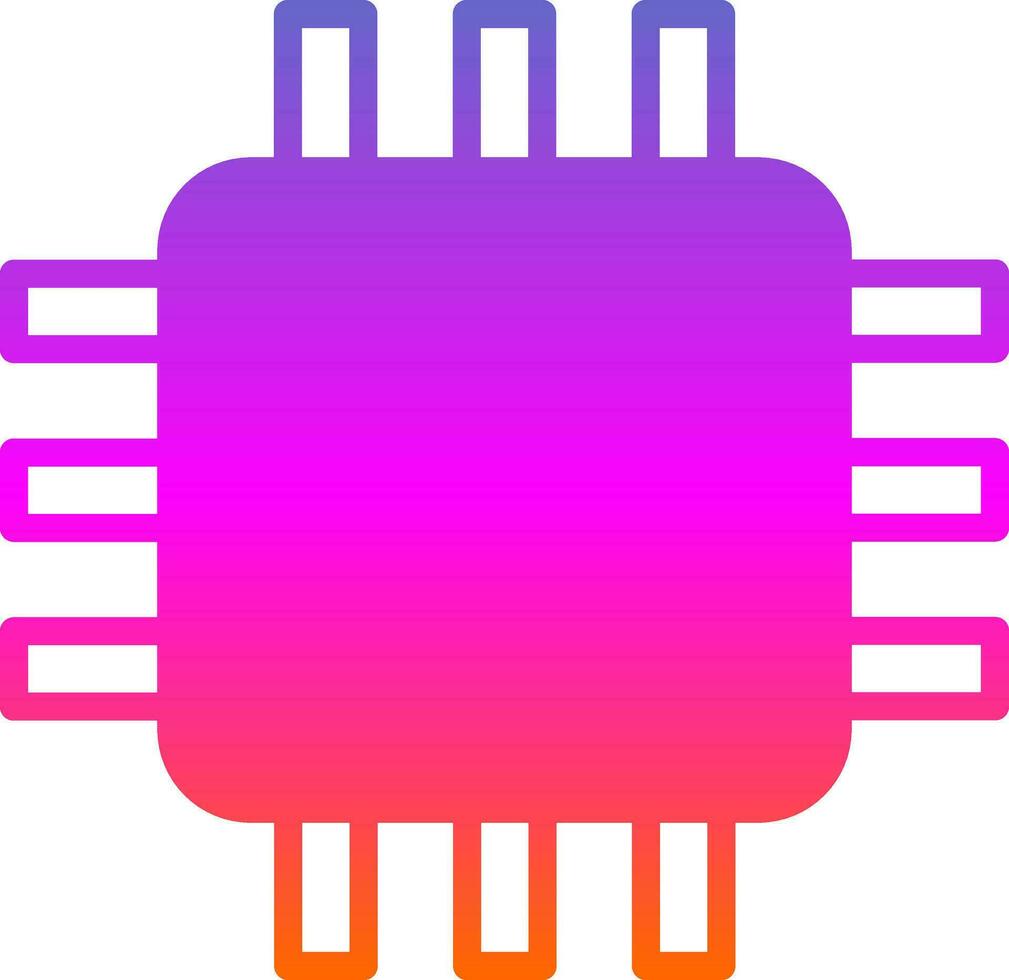 Processor  Vector Icon Design