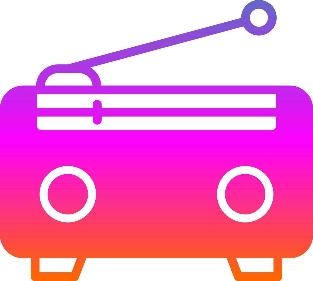 Radio  Vector Icon Design