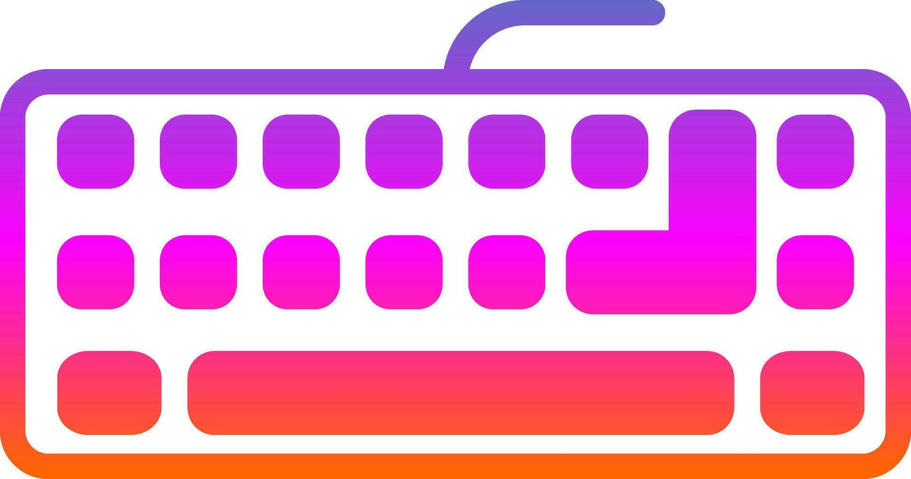 Keyboard  Vector Icon Design