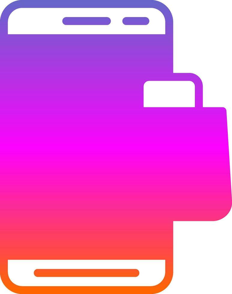 Mobile Shopping  Vector Icon Design