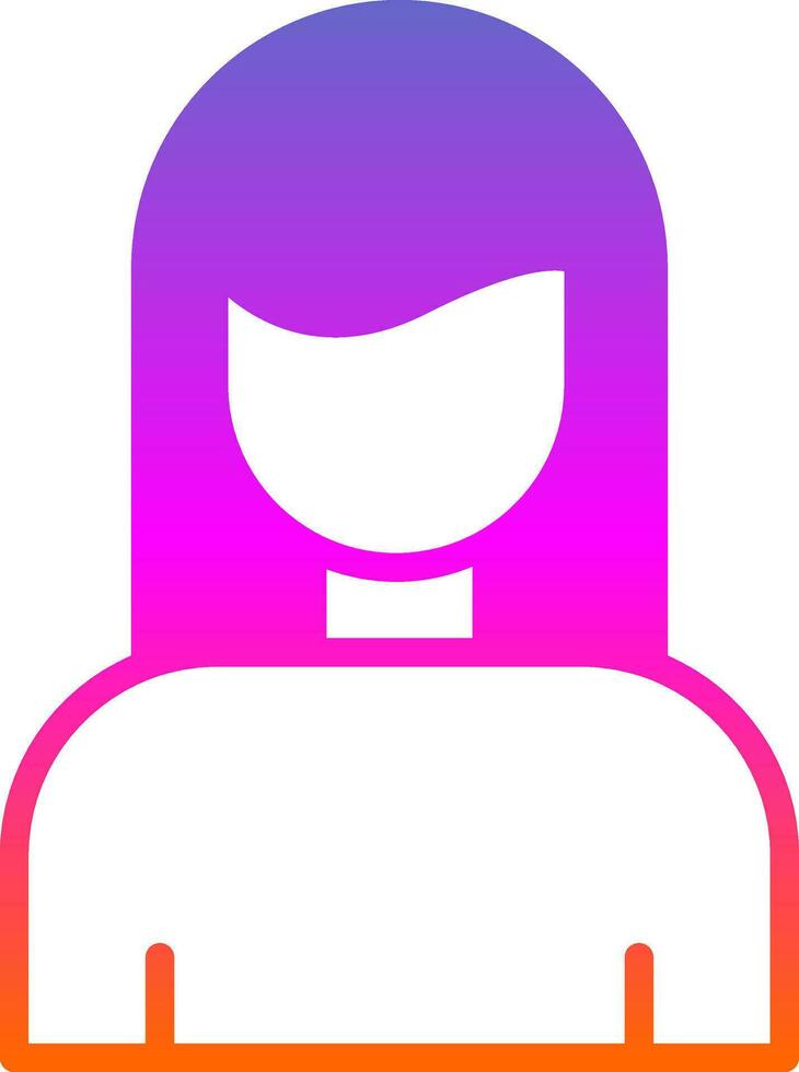 diseño de icono de vector de mujer