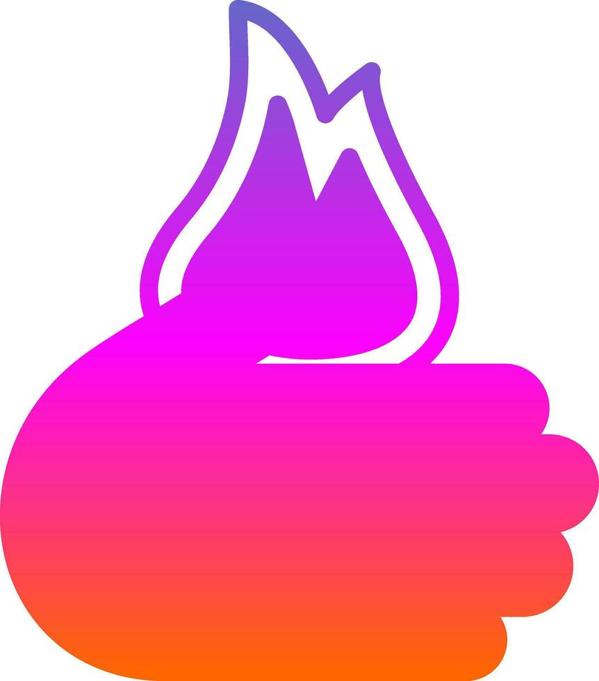 Burn  Vector Icon Design