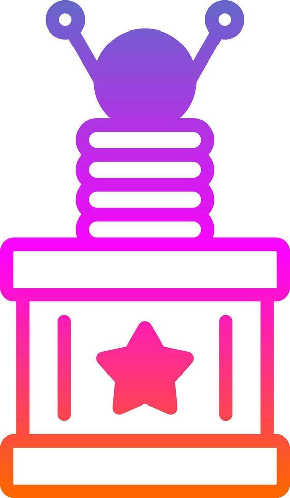 Surprise Box  Vector Icon Design