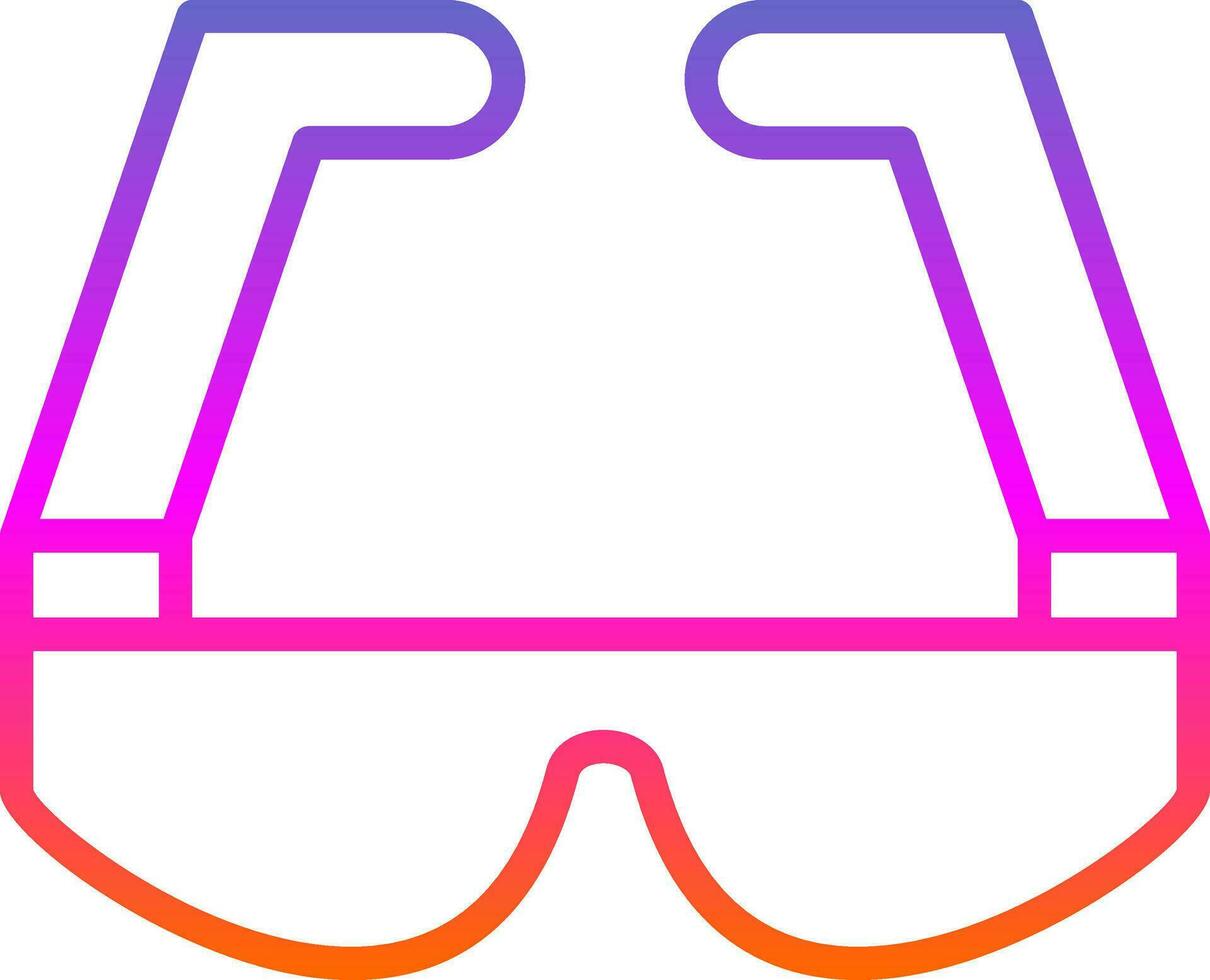 Safety Glasses  Vector Icon Design