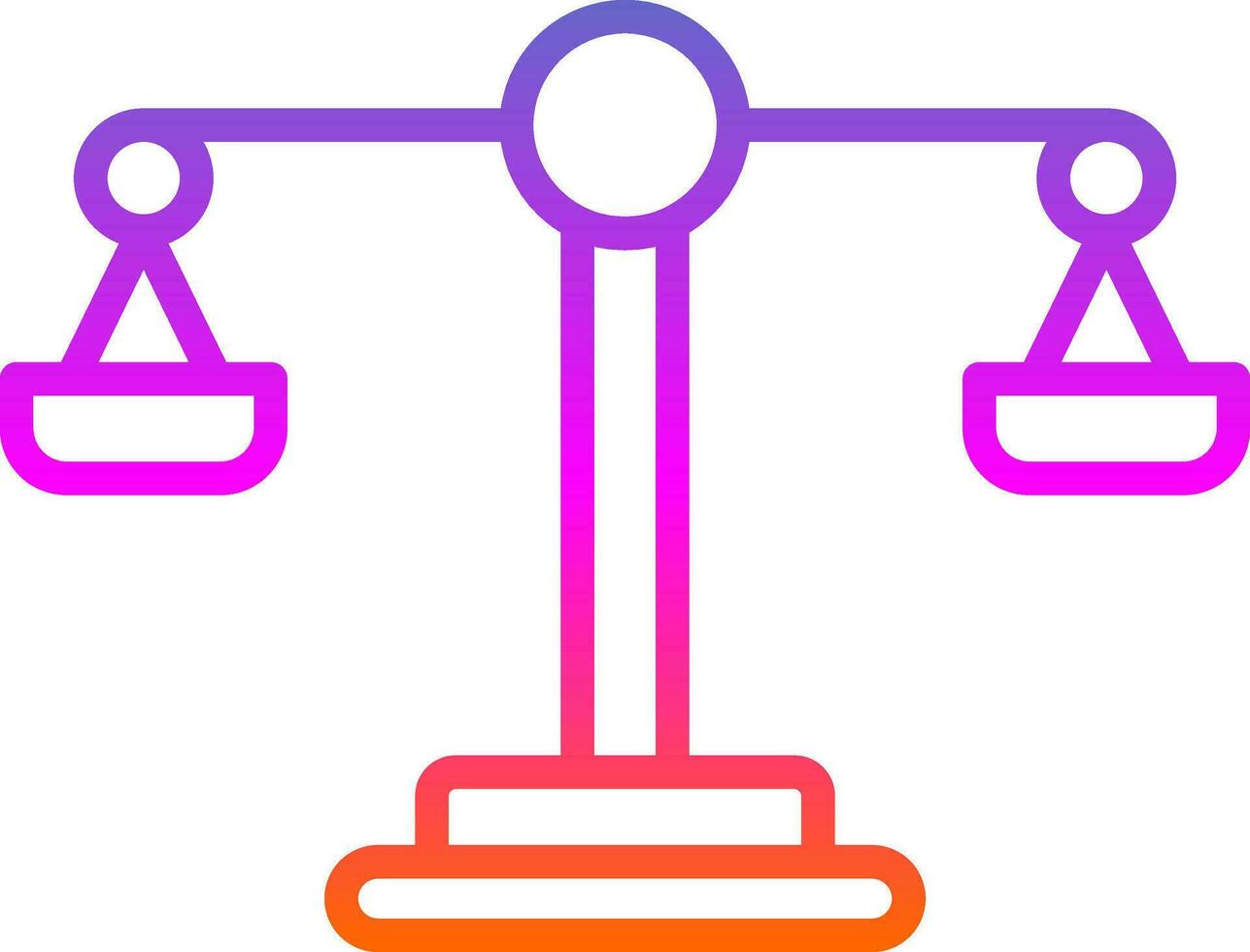 Law Vector Icon Design