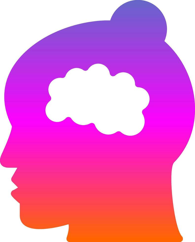 Mental Disorder Vector Icon Design