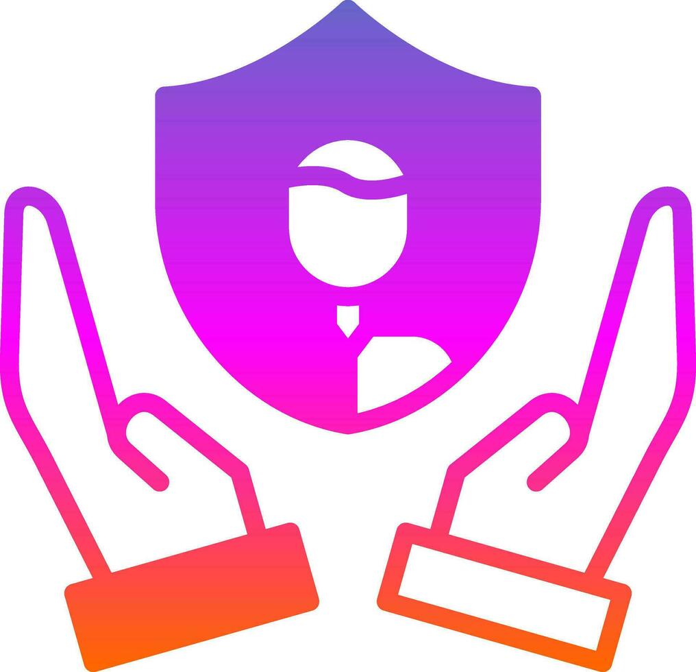 Personal Security Vector Icon Design