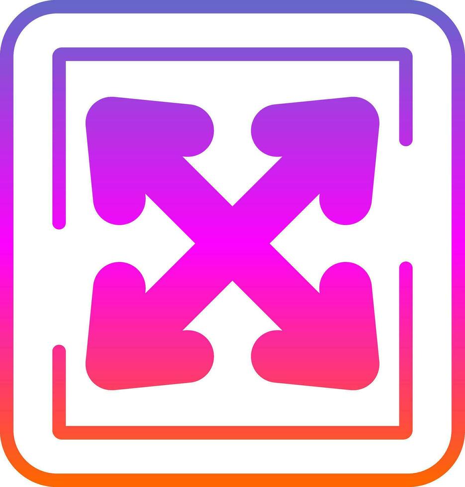 Fullscreen Vector Icon Design