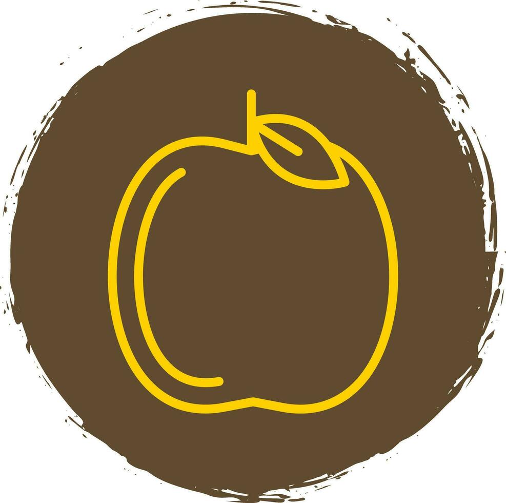 diseño de icono de vector de manzana