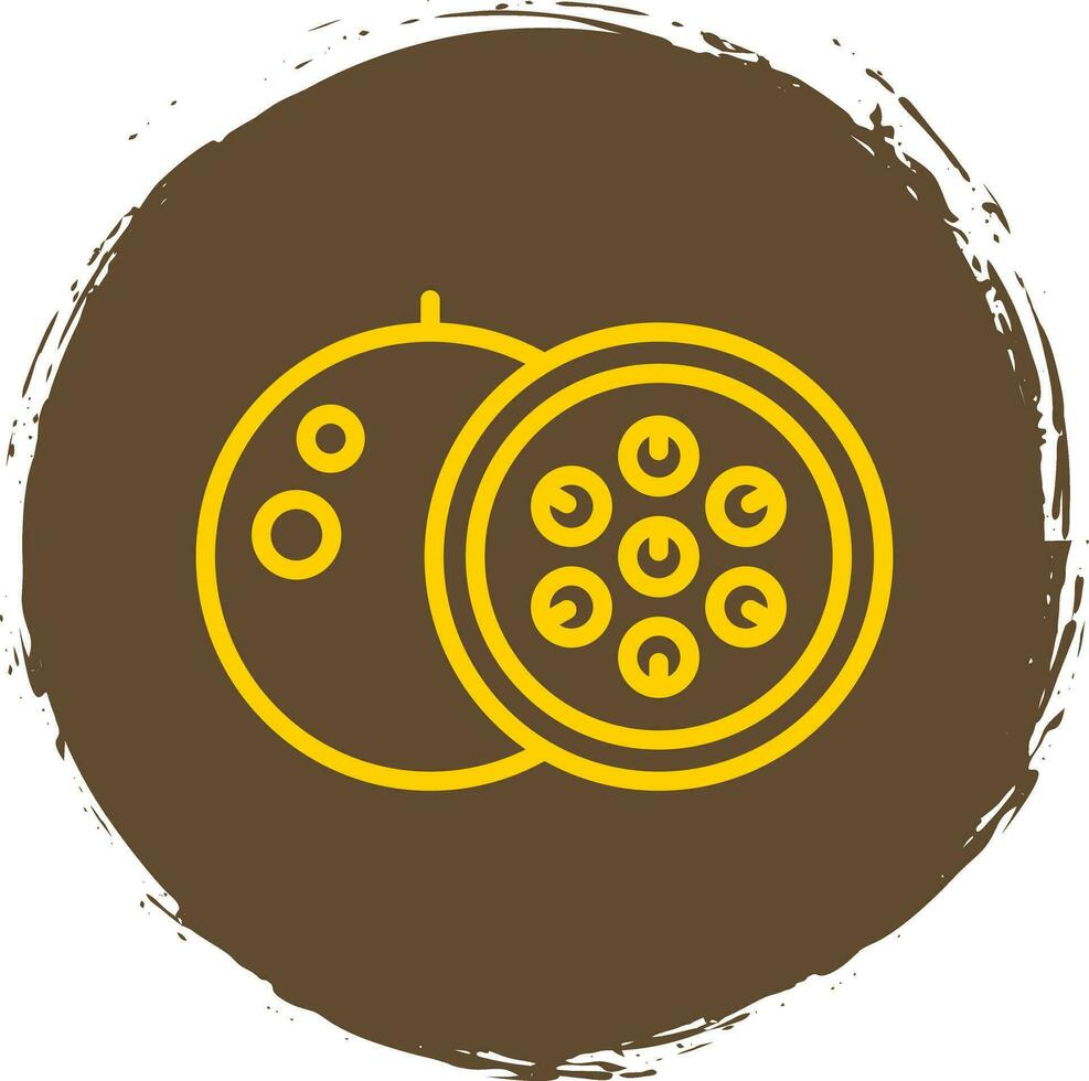 Passionfruit Vector Icon Design