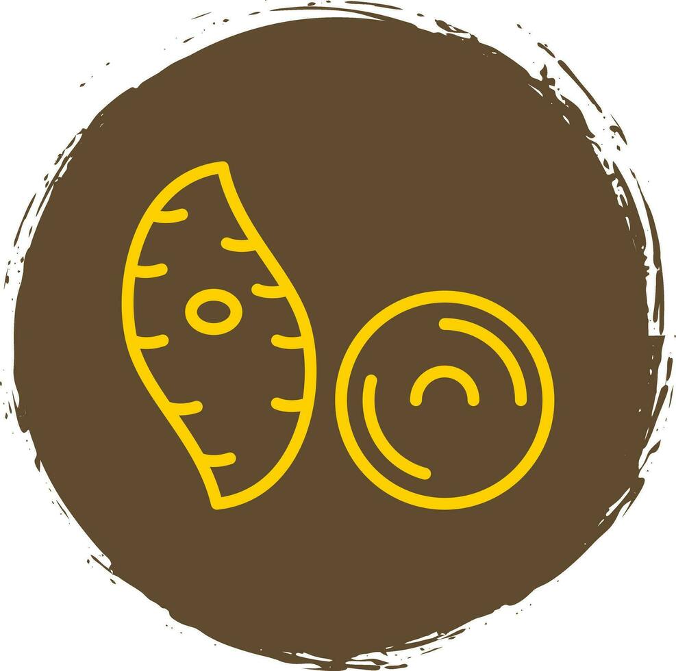 Yam Vector Icon Design